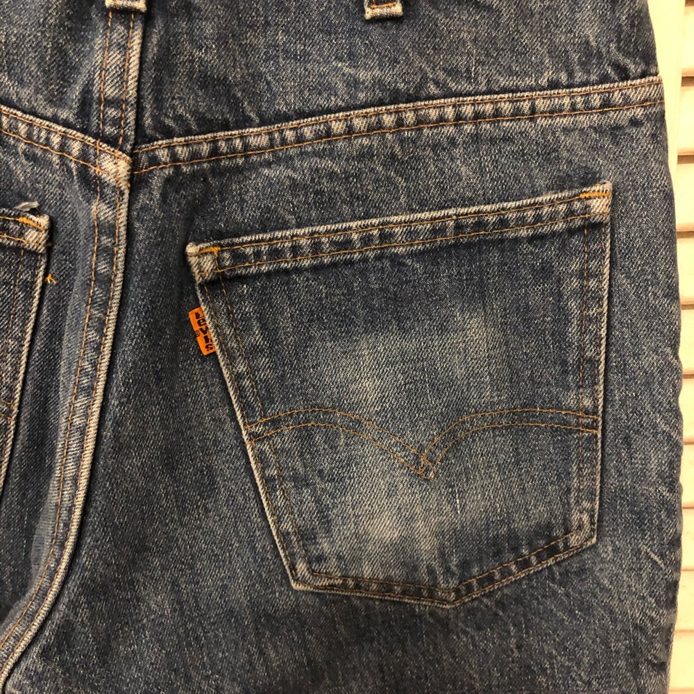 Vintage Levi 517 Orange Tab jeans unisex
